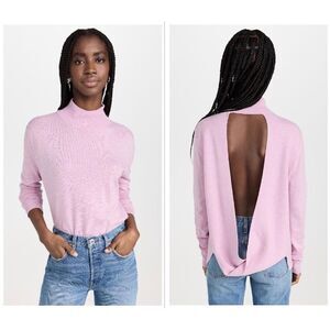 Atoir Pink Open-Back Sweater